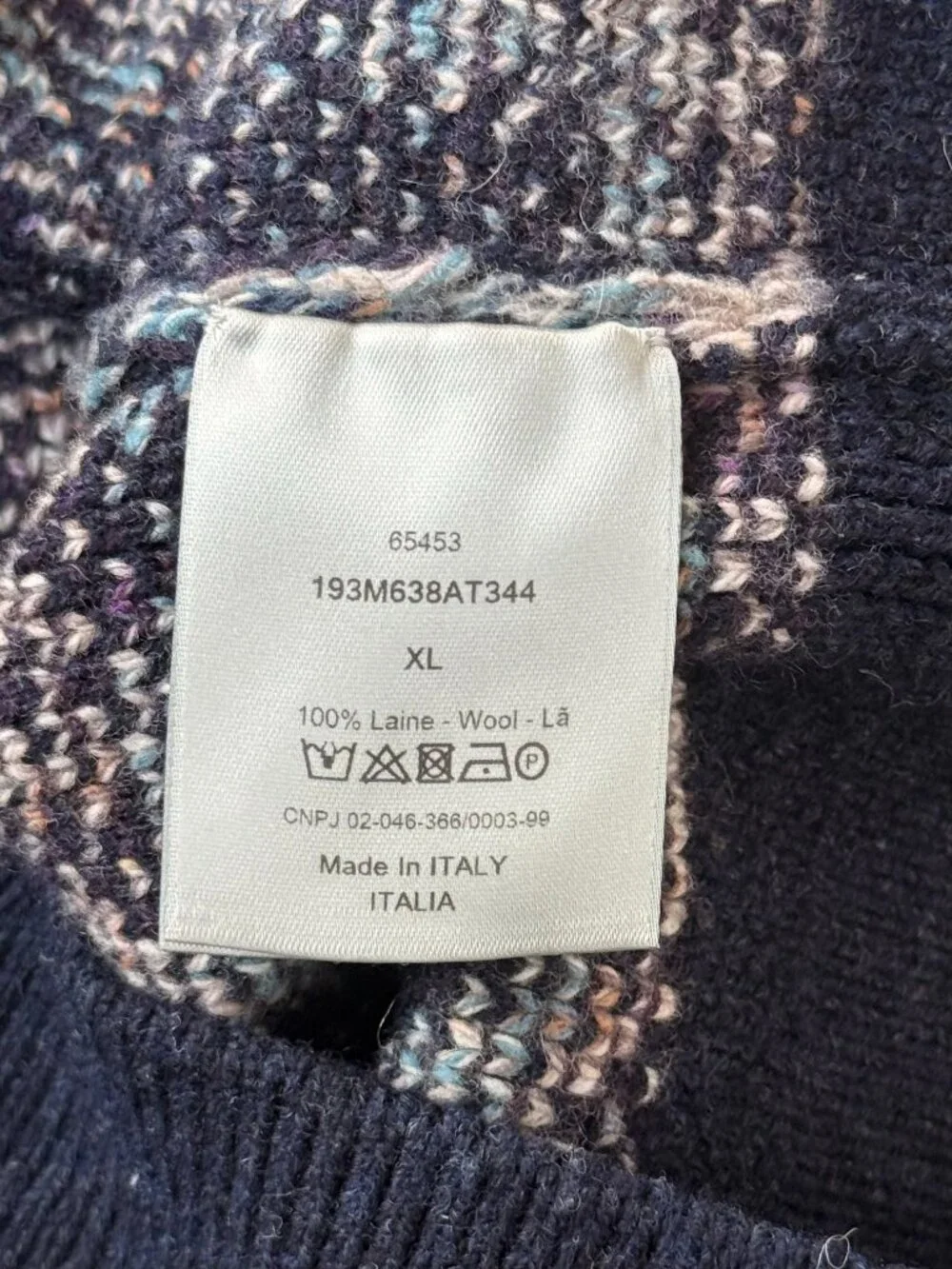 Dior size extra